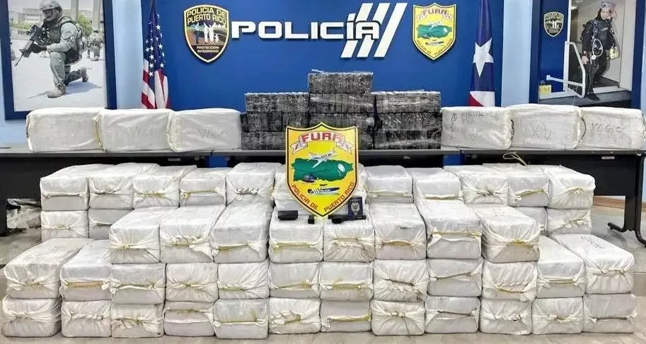 Incautan cocaína valorada en 7,5 millones de dólares en aguas de Puerto Rico