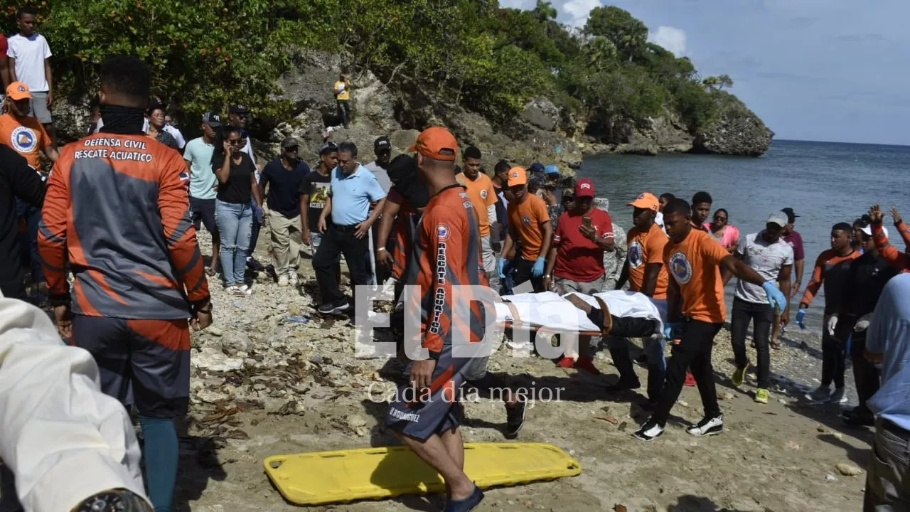 Hallan cuerpo de uno de los 16 desaparecidos tras zozobrar yola en Cabrera