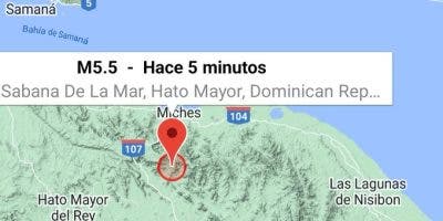 Un sismo de 4.8 grados en escala de Richter registró en el país la tarde de hoy