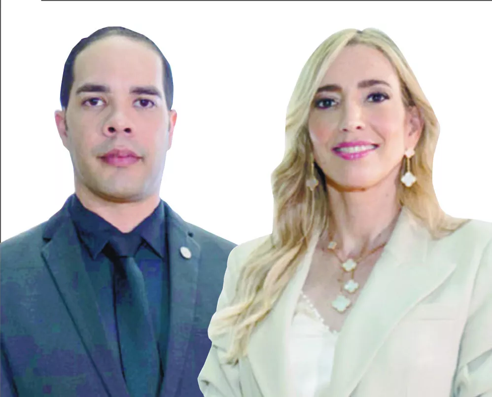 Raúl Melgen y Paula Lama.