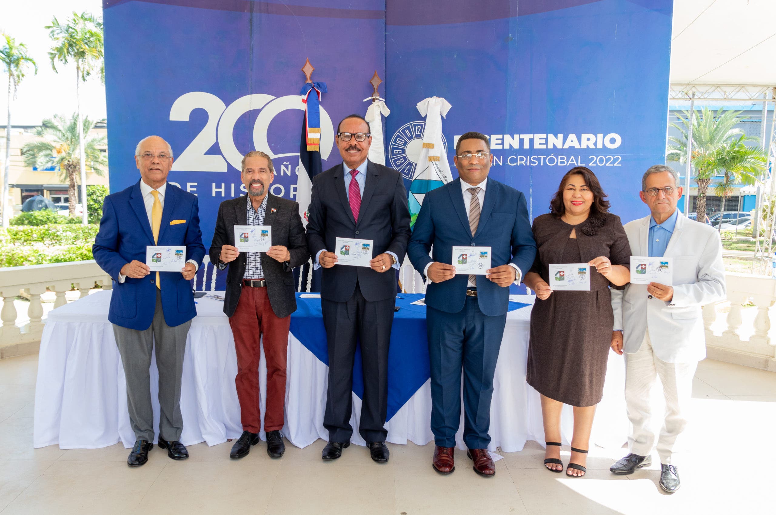 INPOSDOM pone en circulación sello postal conmemorativo alusivo al Bicentenario de San Cristóbal