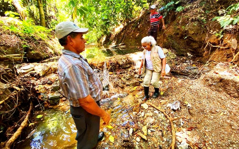 Una pareja logra “sembrar agua”  en Los Naranjitos