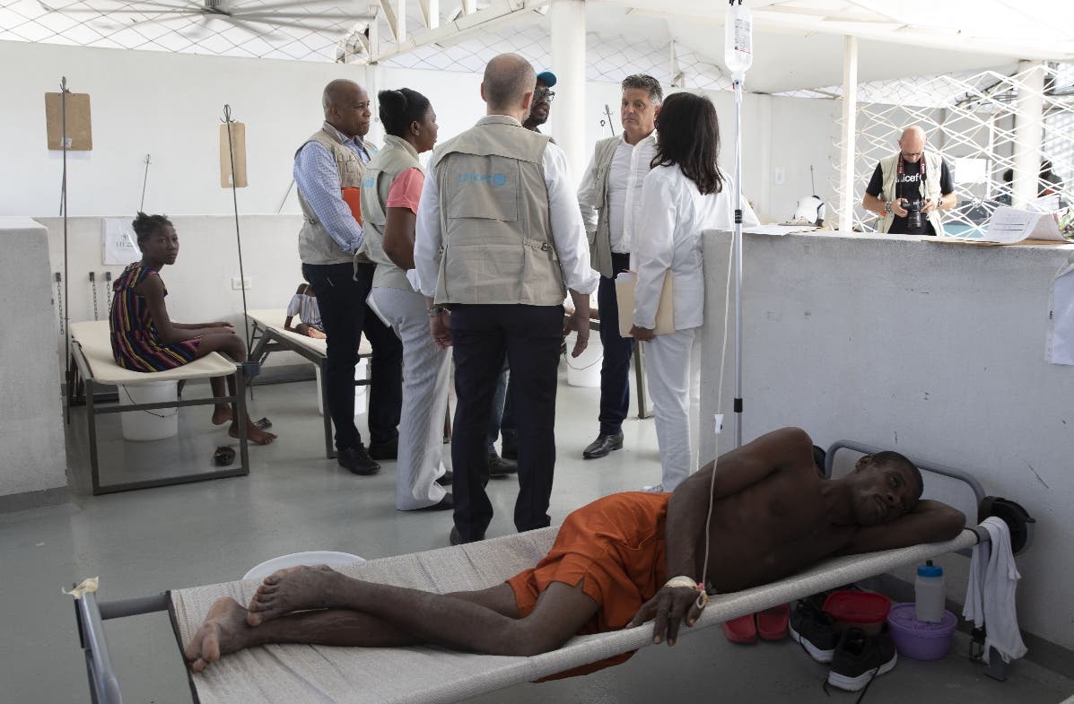 El cólera azota Haití; 40% casos son niños