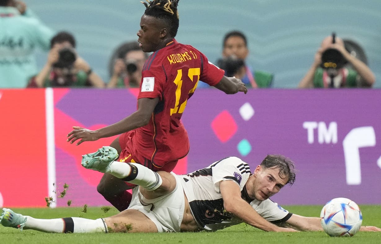 Alemania logra empate  a uno frente a España
