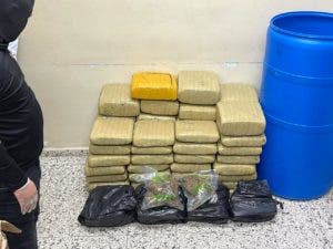 Ocupan más de 380 libras de marihuana y apresan a uno en Santiago