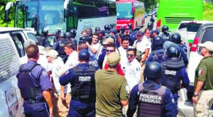 México desarticula una  caravana migratoria