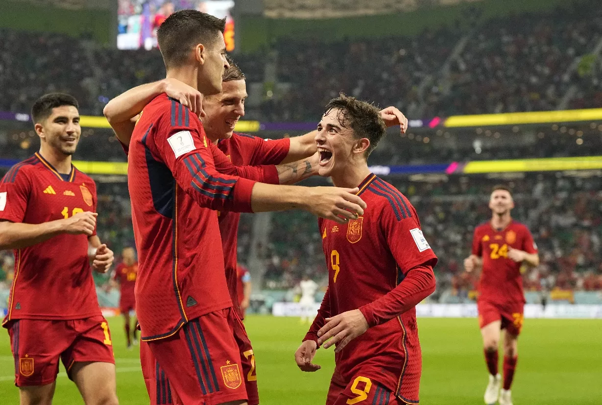 España baila por el 7-0 que aplicó a Costa Rica