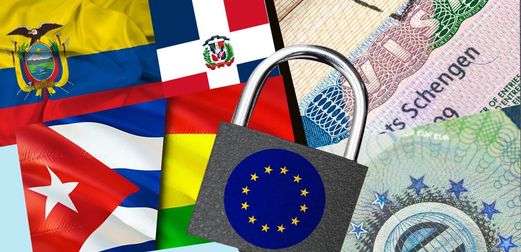 Unión Europea tiene a RD entre solo 4 países de Iberoamérica a los que les pide visa