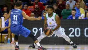 Andrés Feliz pasa por gran momento en la Eurocopa con el Joventut Badalona