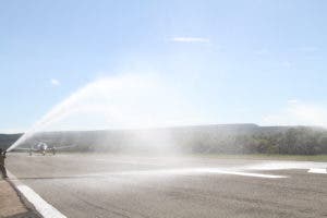 Pedernales recibe primer vuelo doméstico desde Santo Domingo