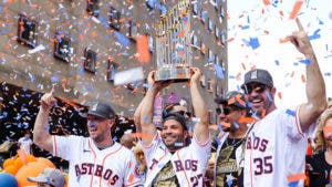 Astros reciben el bono de postemporada más alto en la historia de la MLB