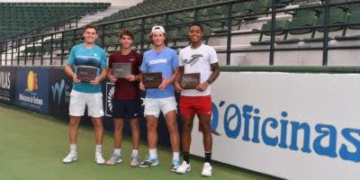 Bertran, subcampeón de dobles del M15 y W15 Santo Domingo de tenis