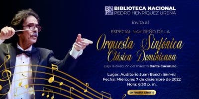 Biblioteca Nacional presentará concierto especial de Navidad