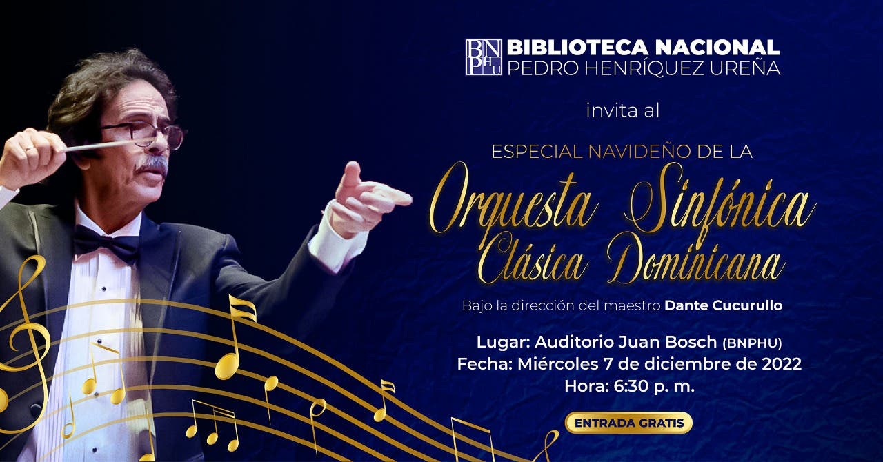 Biblioteca Nacional presentará concierto especial de Navidad