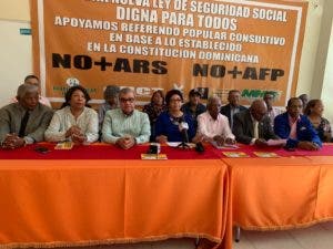 Organizaciones sociales respaldan referéndum consultivo por una seguridad social digna