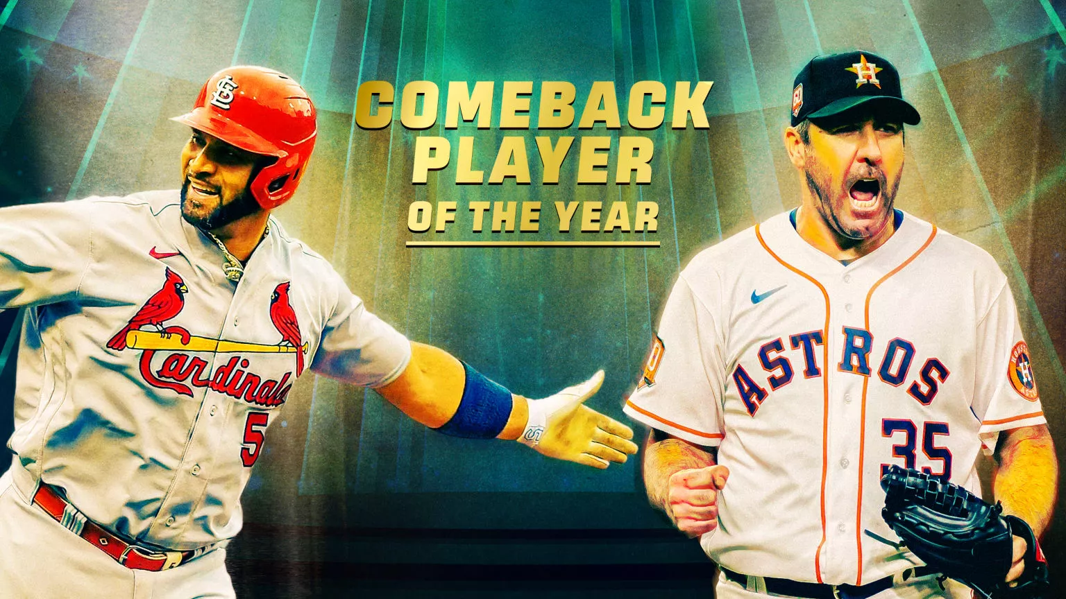 Albert Pujols y Justin Verlander ganan el Regreso del Año del 2022