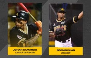 Camargo y Elías, elegidos como MVP de la semana en LIDOM