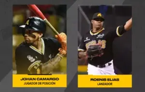 Camargo y Elías, elegidos como MVP de la semana en LIDOM