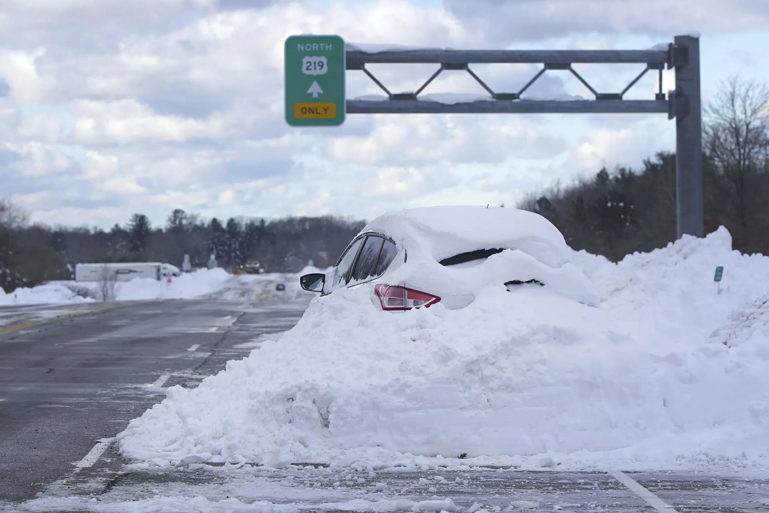 Tormenta de nieve azota Nueva York