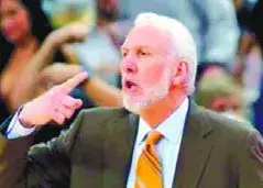 Popovich nominado al Salón de la Fama NBA