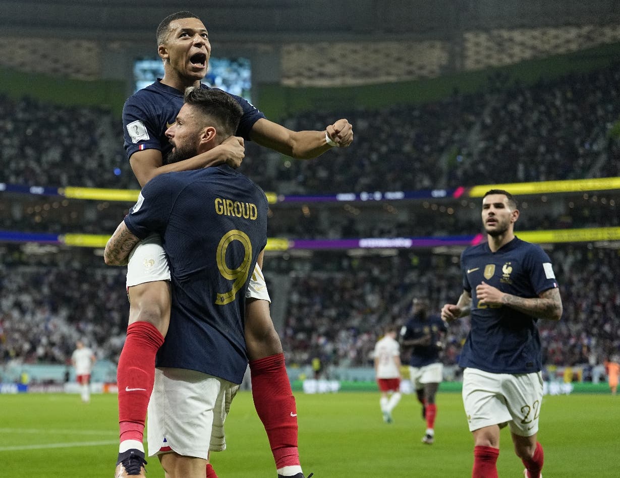 Mbappé impulsa Francia a cuartos de final en Qatar