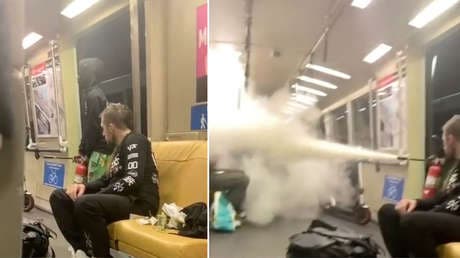 Un joven ataca con un extintor a pasajeros de metro en EE.UU.