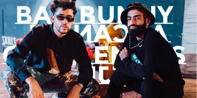 Bad Bunny y Arcángel encienden zona de San Juan para la grabación de un video