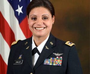 La dominicana Marisol Chalas Matos, teniente coronel de EE.UU, está de visita en el país