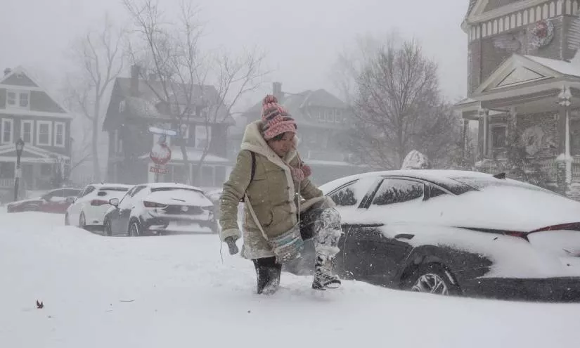 Unos 50 muertos por la tormenta invernal que congeló a EE.UU en Navidad