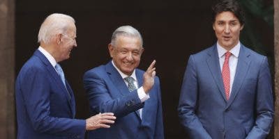 Joe Biden, Trudeau y López Obrador en Cumbre