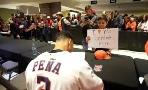 Peña es gran atracción en  Fanfest de Houston