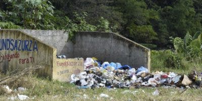 En La Zurza, la basura  es escenario habitual