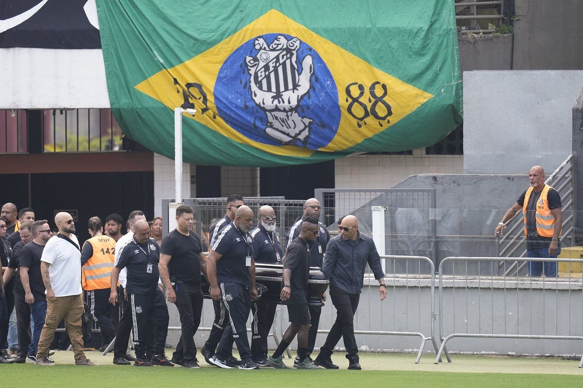 Los brasileños acuden hoy al velatorio de Pelé