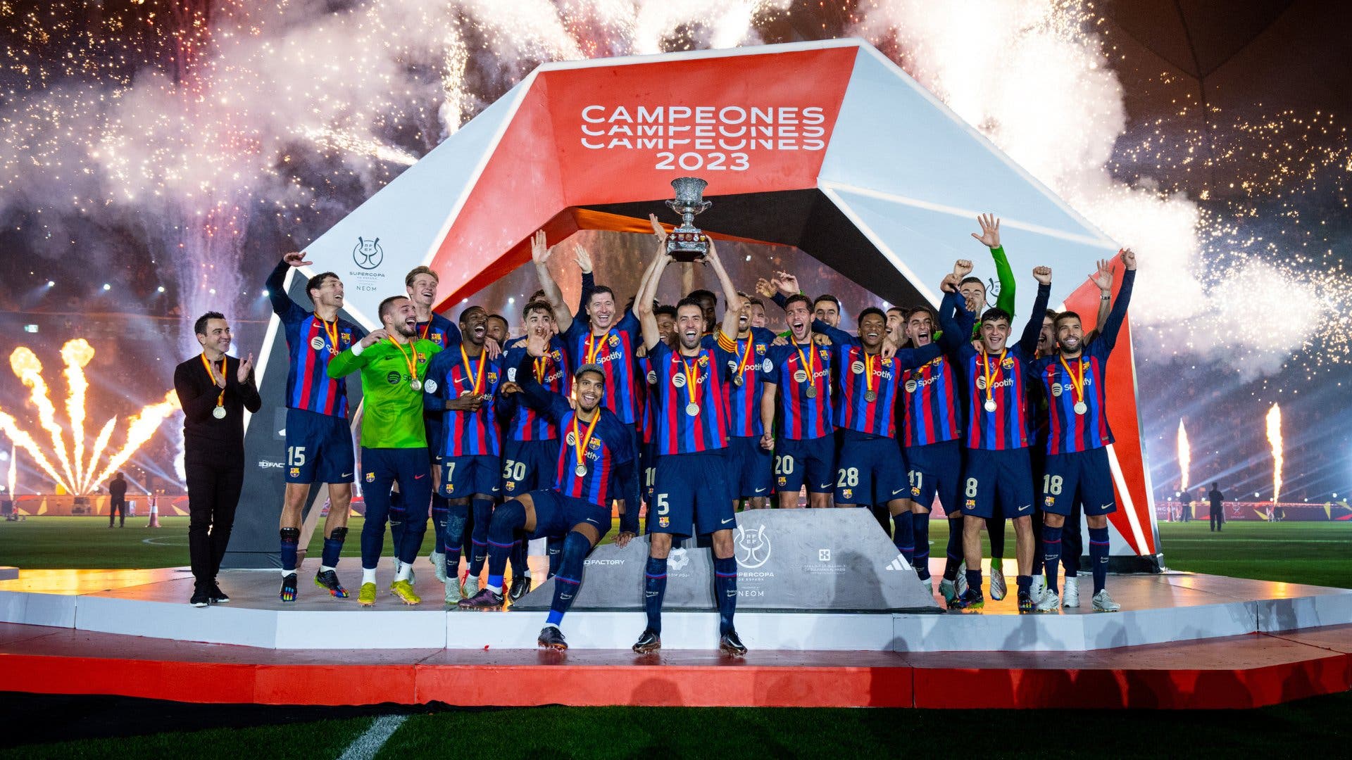 El Barcelona gana la Supercopa en Arabia Saudí