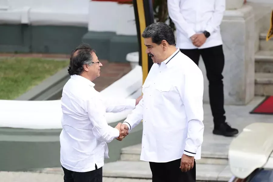 Nicolás Maduro recibe a Gustavo Petro en su segunda visita a Caracas