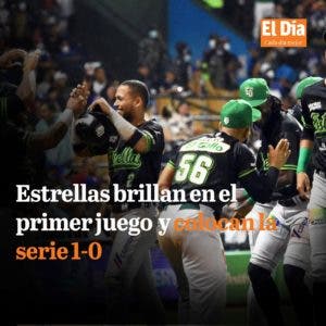 Estrellas derrotan al Licey en primer partido de la serie final