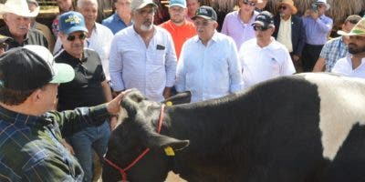 Fernando Durán resalta avance de la ganadería de leche en Santiago Rodríguez