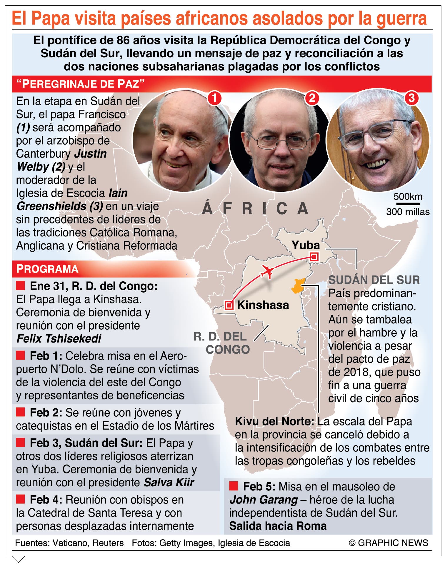 Papa saldrá de gira para África, reitera puede renunciar