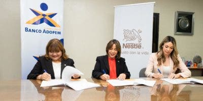 Banco Adopem y Nestlé Dominicana reafirman acuerdo