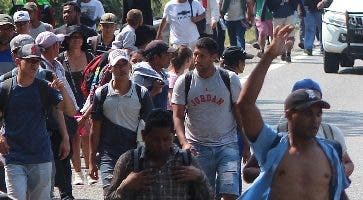 Nueva caravana, mil migrantes salen del sur de México