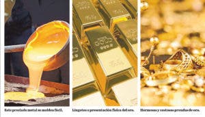 Oro: metal  de gran valor con el que se fija costo monetario