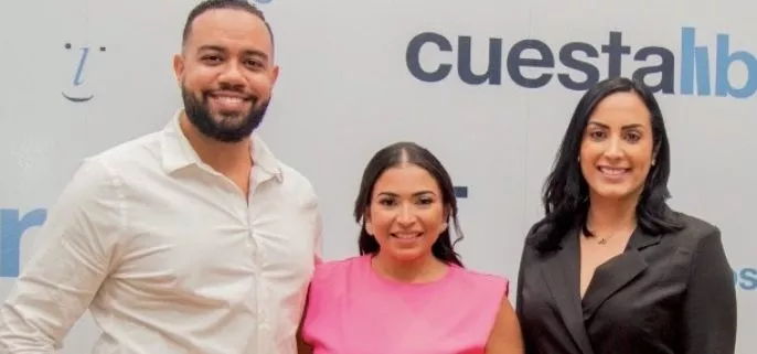 Junior García, Jaileni Alejo y Julissa Núñez.