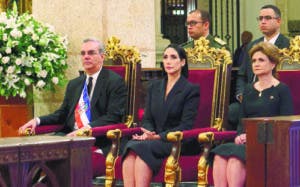 Abinader asiste a tedéum en catedral