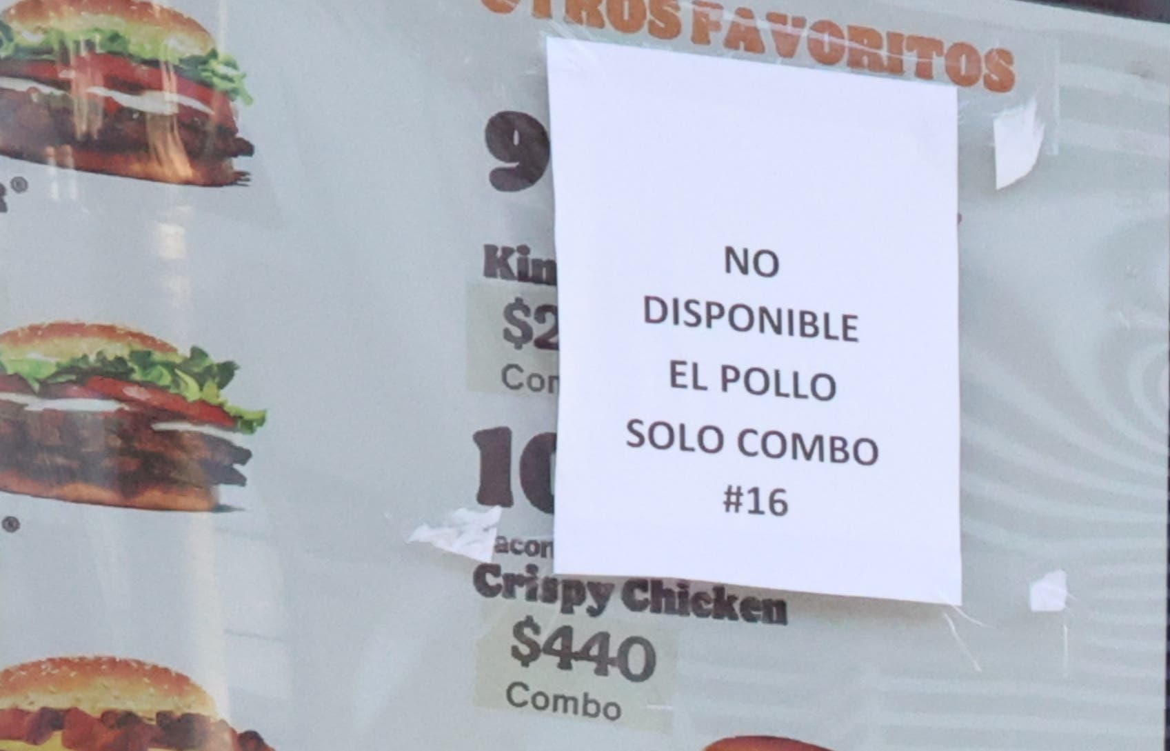 Restricciones al pollo de EE. UU.  pone en aprietos franquicias comida rápida