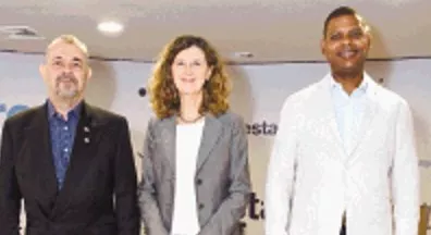 Julián Álvarez, Mayté Ortiz y Jackson Almonte.