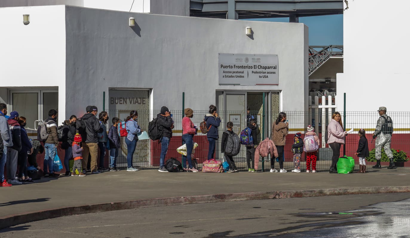 El arribo de niños migrantes sorprende a la frontera norte de México