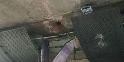 Grieta en el techo del túnel de la UASD provocó suspensión del tránsito