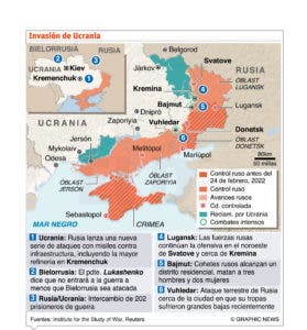 El G7 exige a terceros que no brinden apoyo militar a Rusia