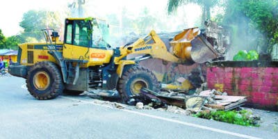 Comipol ha derribado 503 obras ilegales a laterales de carreteras