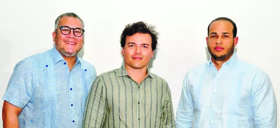 José Antonio López, Nolbert Pérez y Emilio Bretón.